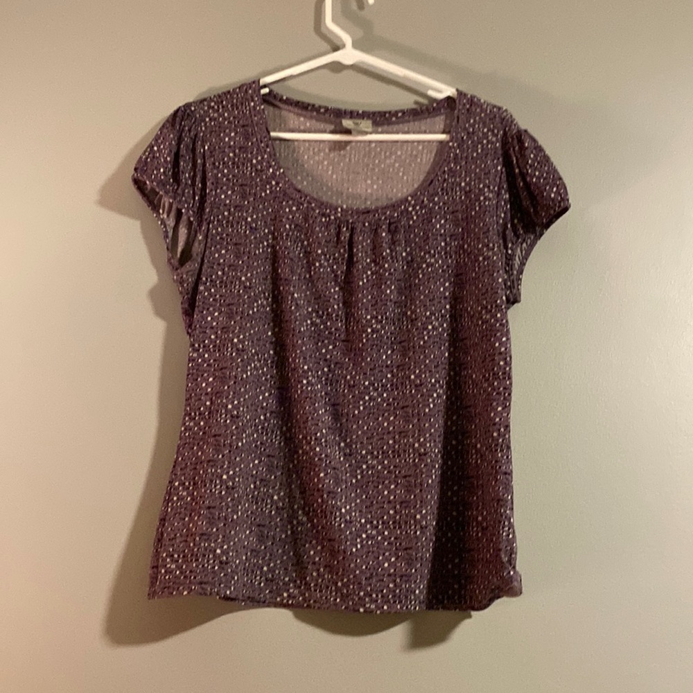 Purple large Worthington shirt